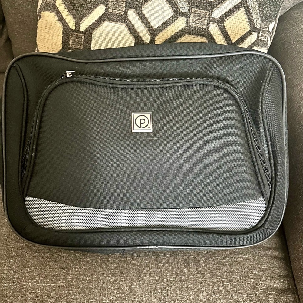 Black and Gray Laptop Bag
